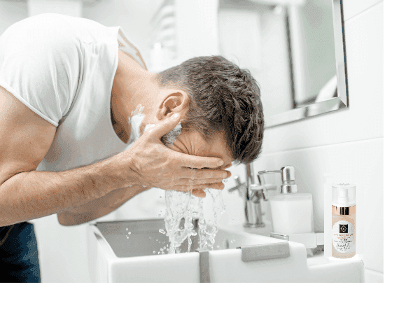 Organic Two-Step Anti-Aging System Facial Wash and Moisturizer  - For MEN